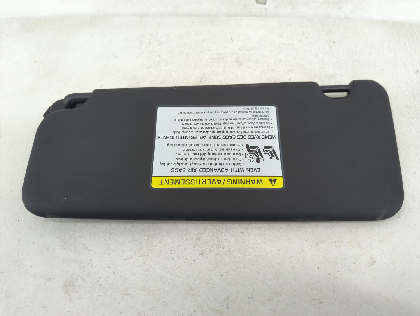 2019-2020 Hyundai Veloster Sun Visor Shade Replacement Passenger Right Mirror Fits Fits 2019 2020 OEM Used Auto Parts - Oemu