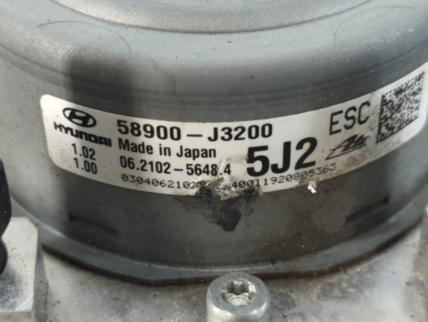 2019-2020 Hyundai Veloster ABS Pump Control Module Replacement P/N:58900-J3200 Fits Fits 2019 2020 OEM Used Auto Parts - Oem