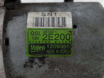 2019-2020 Hyundai Veloster Car Starter Motor Solenoid OEM P/N:1209395 36100-2E200 Fits OEM Used Auto Parts