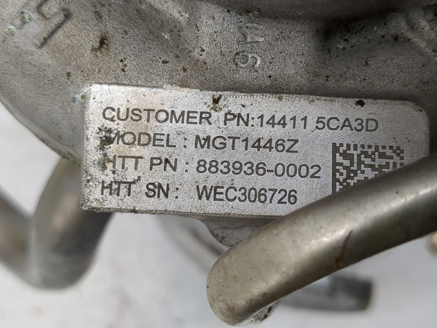 2016 Infiniti Q50 Turbocharger Turbo Charger Super Charger Supercharger - Oemusedautoparts1.com