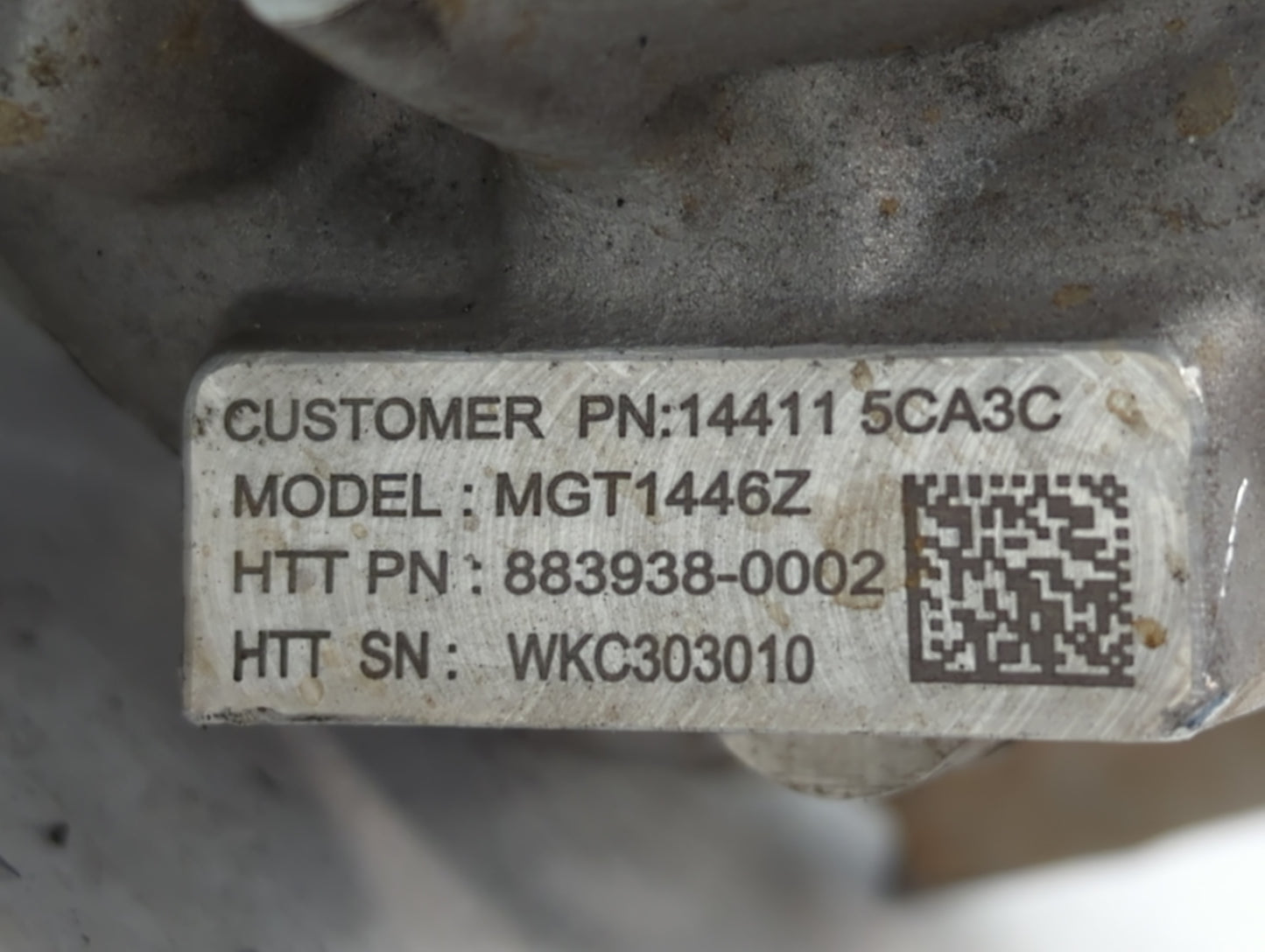 2016 Infiniti Q50 Turbocharger Turbo Charger Super Charger Supercharger - Oemusedautoparts1.com