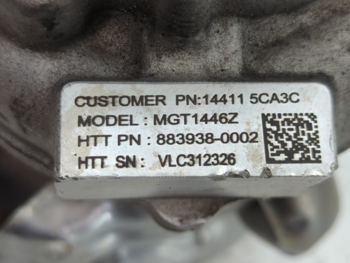 2016 Infiniti Q50 Turbocharger Turbo Charger Super Charger Supercharger - Oemusedautoparts1.com