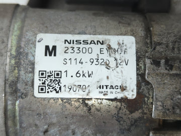 2014-2020 Infiniti Q50 Car Starter Motor Solenoid OEM P/N:S114-932D 23300 EY00F Fits Fits 2014 2015 2016 2017 2018 2019 2020 OEM Used Auto Parts