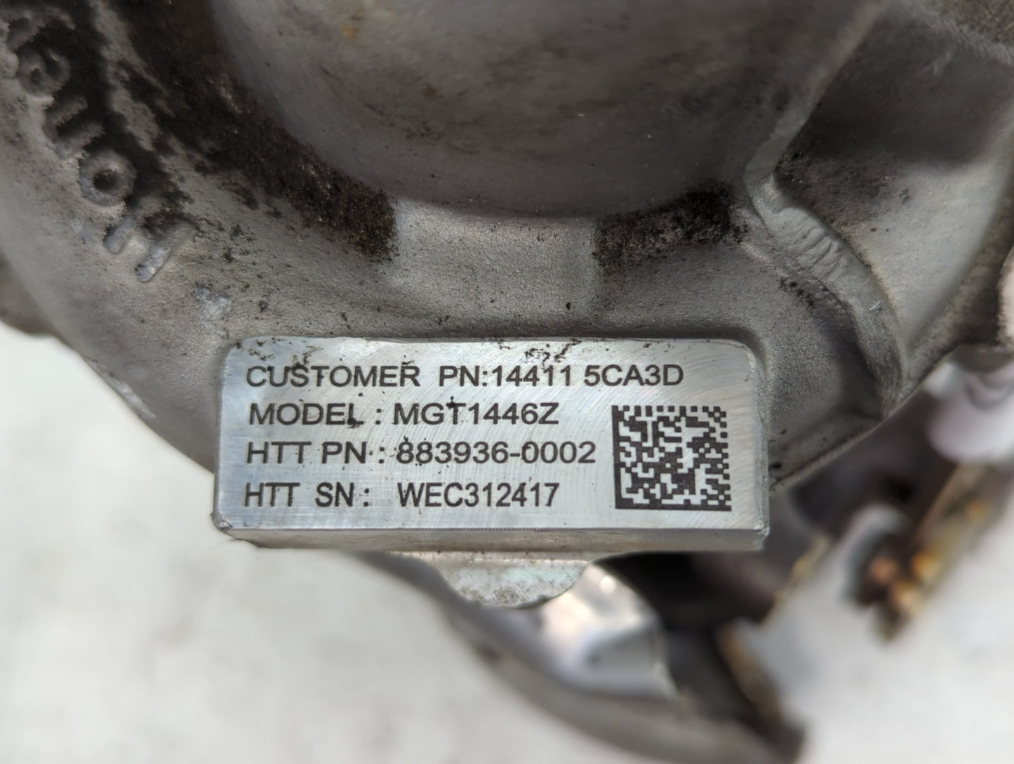 2016 Infiniti Q50 Turbocharger Turbo Charger Super Charger Supercharger - Oemusedautoparts1.com