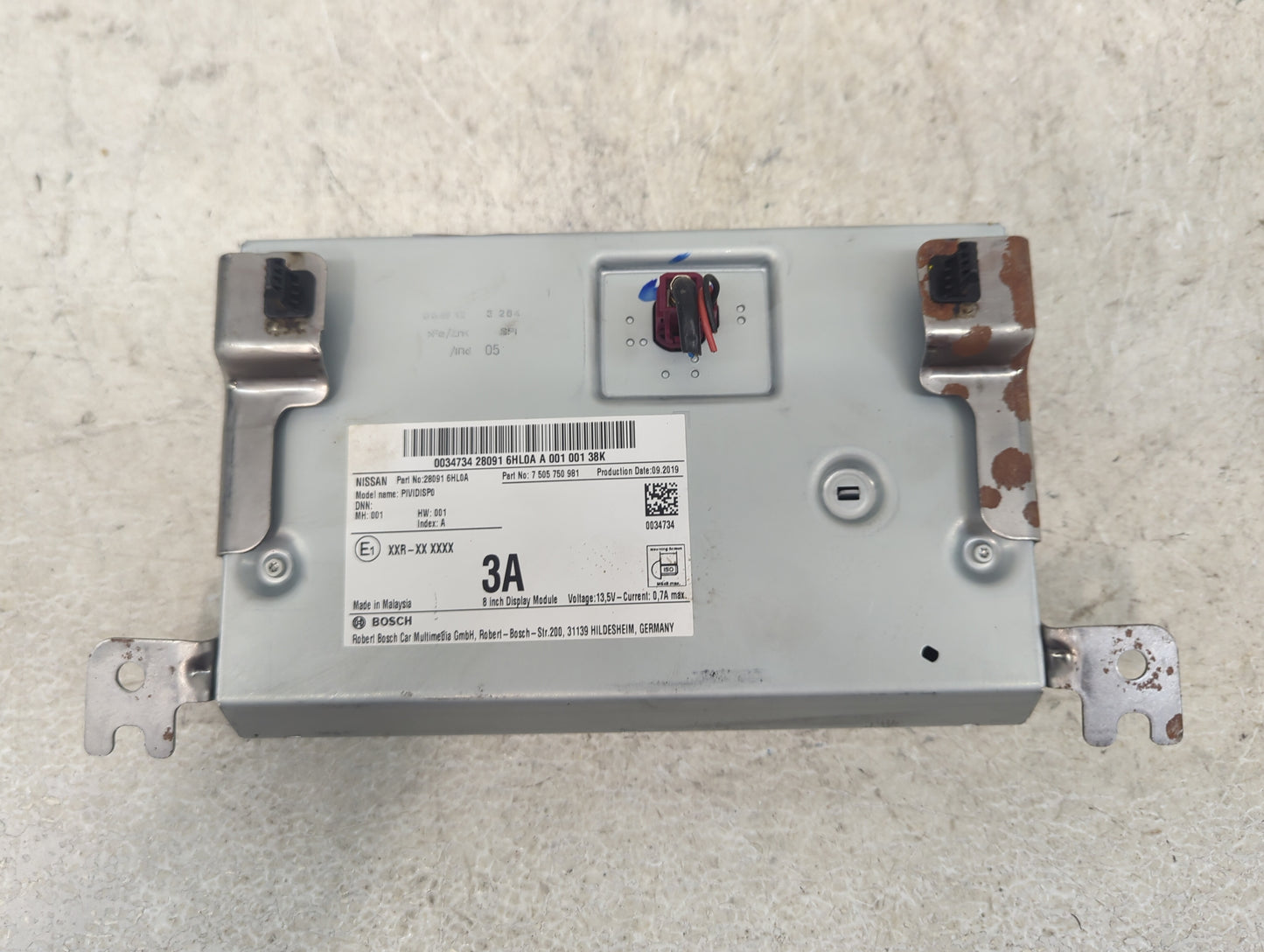 2020 Infiniti Qx50 Information Display Screen 1468570 - Oemusedautoparts1.com