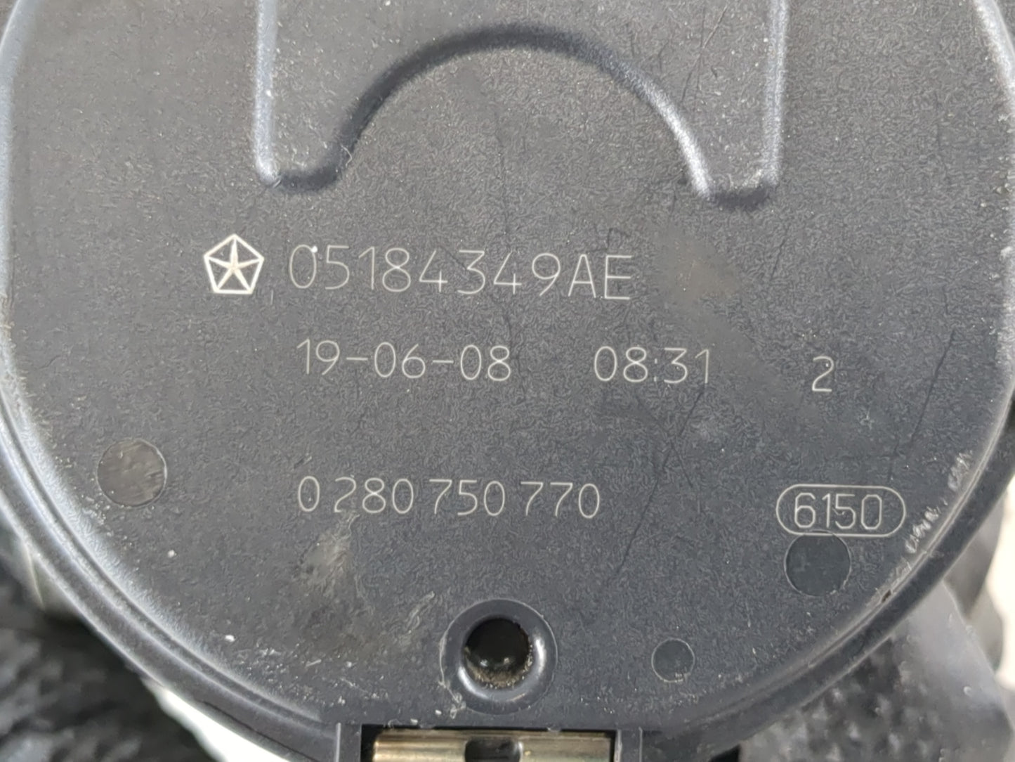 2014-2022 Jeep Cherokee Throttle Body Fits Fits 2011 2012 2013 2014 2015 2016 2017 2018 2019 2020 2021 2022 OEM Used Auto Pa