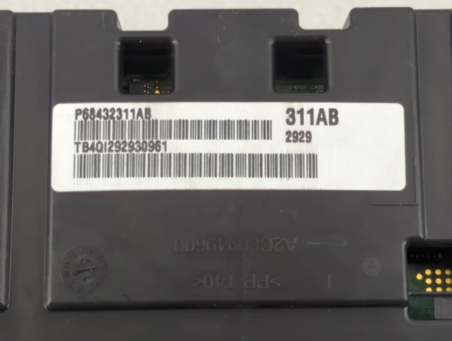 2020 Jeep Cherokee Instrument Cluster Speedometer Gauges P/N:P68432311AB Fits OEM Used Auto Parts - Oemusedautoparts1.com