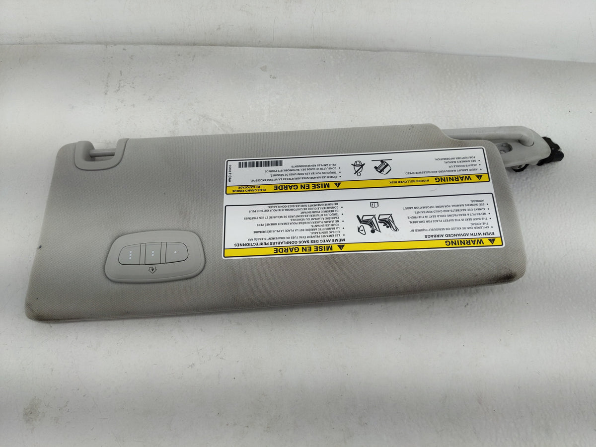 2020 Jeep Cherokee Sun Visor Shade Replacement Driver Left Mirror Fits OEM Used Auto Parts - Oemusedautoparts1.com