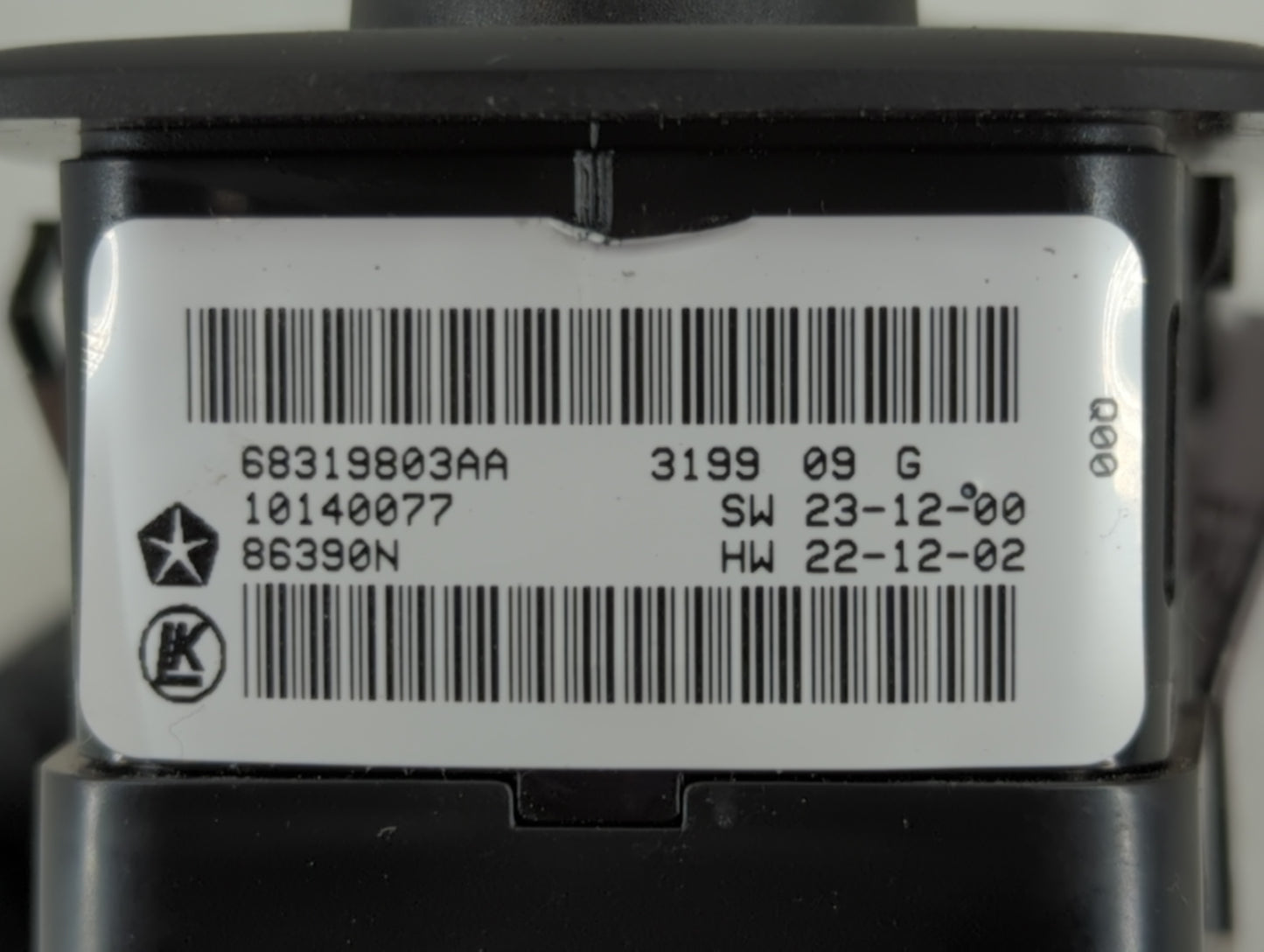 2016-2022 Jeep Grand Cherokee Master Power Window Switch Replacement Driver Side Left P/N:68319803AA Fits OEM Used Auto Part