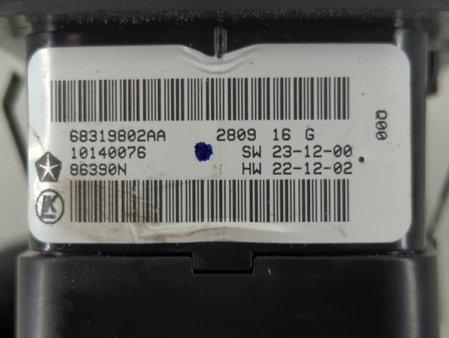 2016-2022 Jeep Grand Cherokee Master Power Window Switch Replacement Driver Side Left P/N:68319802AA Fits OEM Used Auto Part