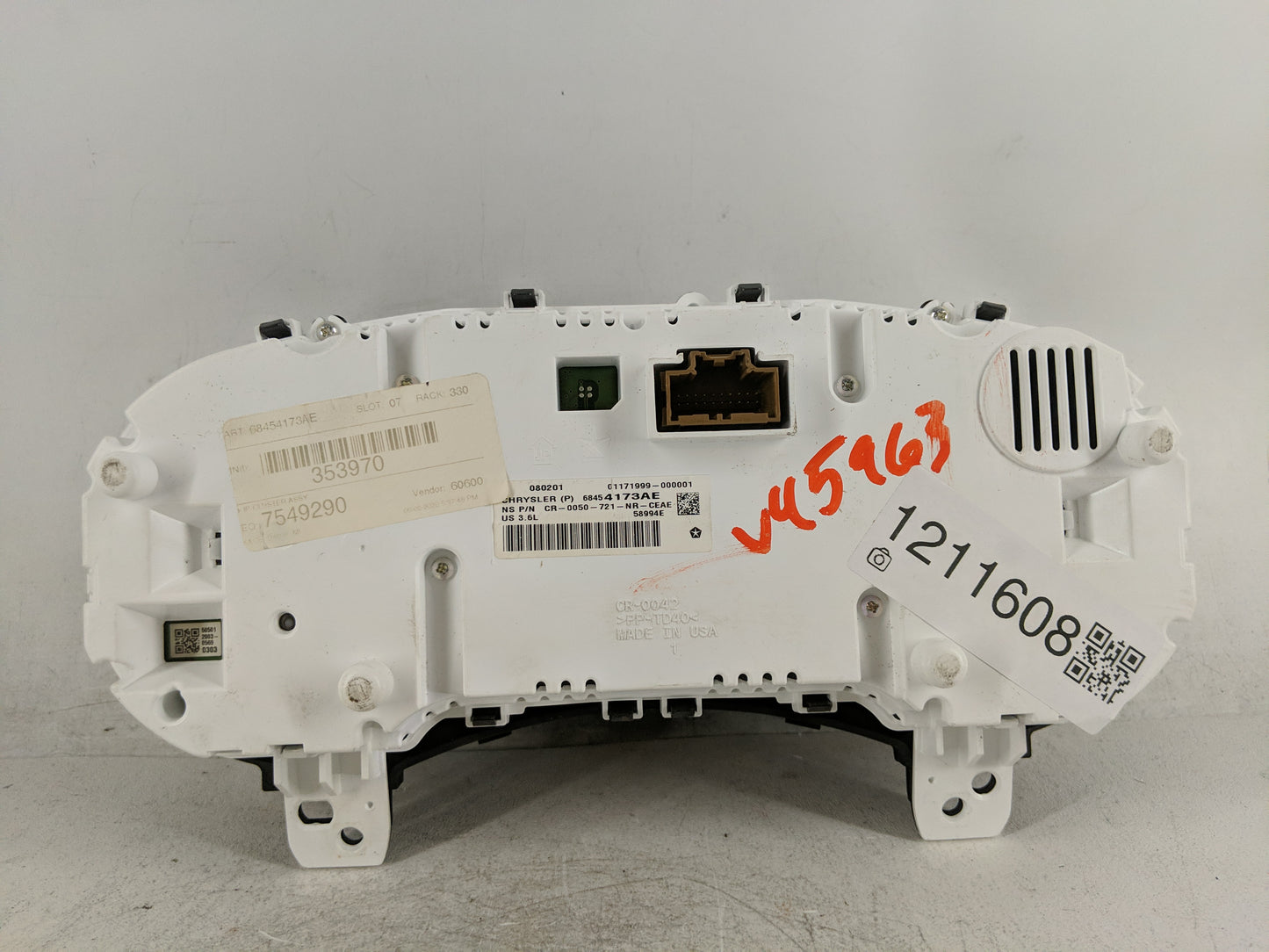 2020 Jeep Grand Cherokee Instrument Cluster Speedometer Gauges P/N:68454173AE Fits OEM Used Auto Parts - Oemusedautoparts1.c