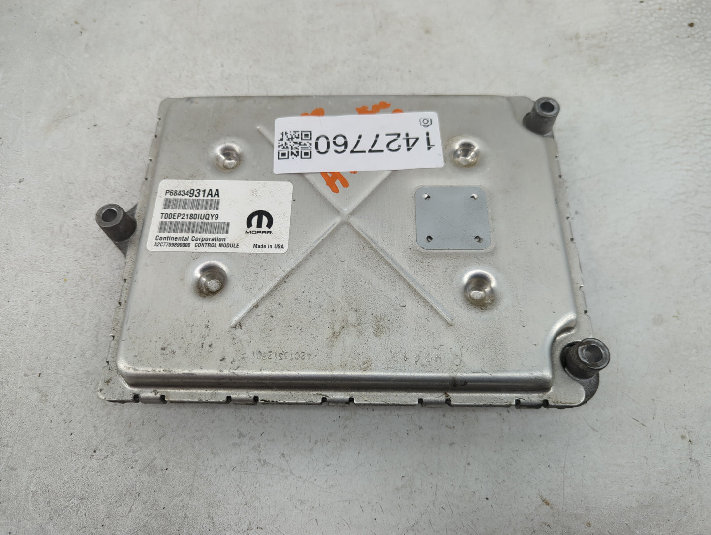 2020-2022 Jeep Grand Cherokee PCM Engine Control Computer ECU ECM PCU OEM P/N:P68496222AA P68434931AA Fits Fits 2020 2021 20