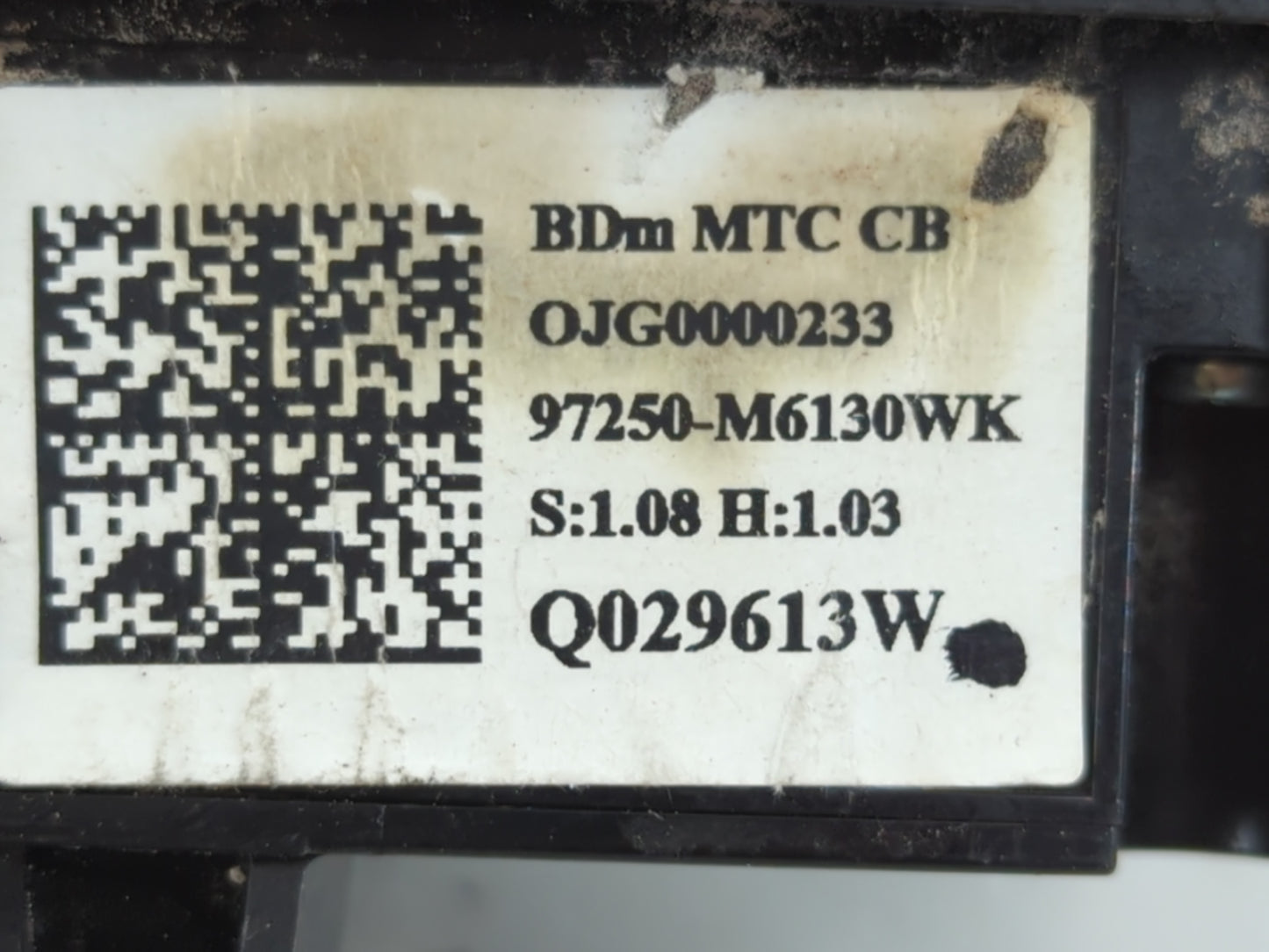 2019-2021 Kia Forte Climate Control Module Temperature AC/Heater Replacement P/N:97250-M6130WK Fits Fits 2019 2020 2021 OEM