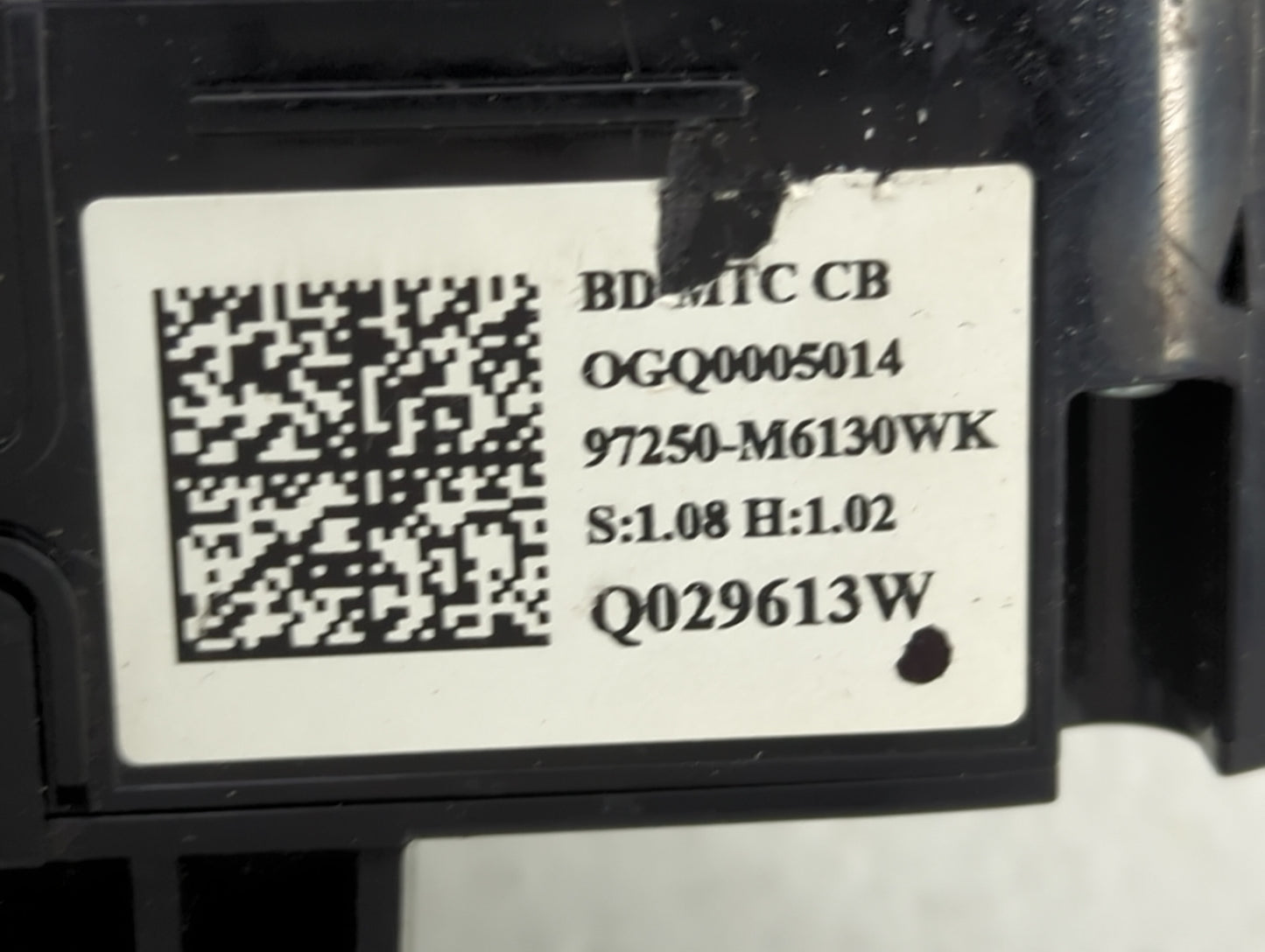 2019-2021 Kia Forte Climate Control Module Temperature AC/Heater Replacement P/N:97250-M6130WK Fits Fits 2019 2020 2021 OEM