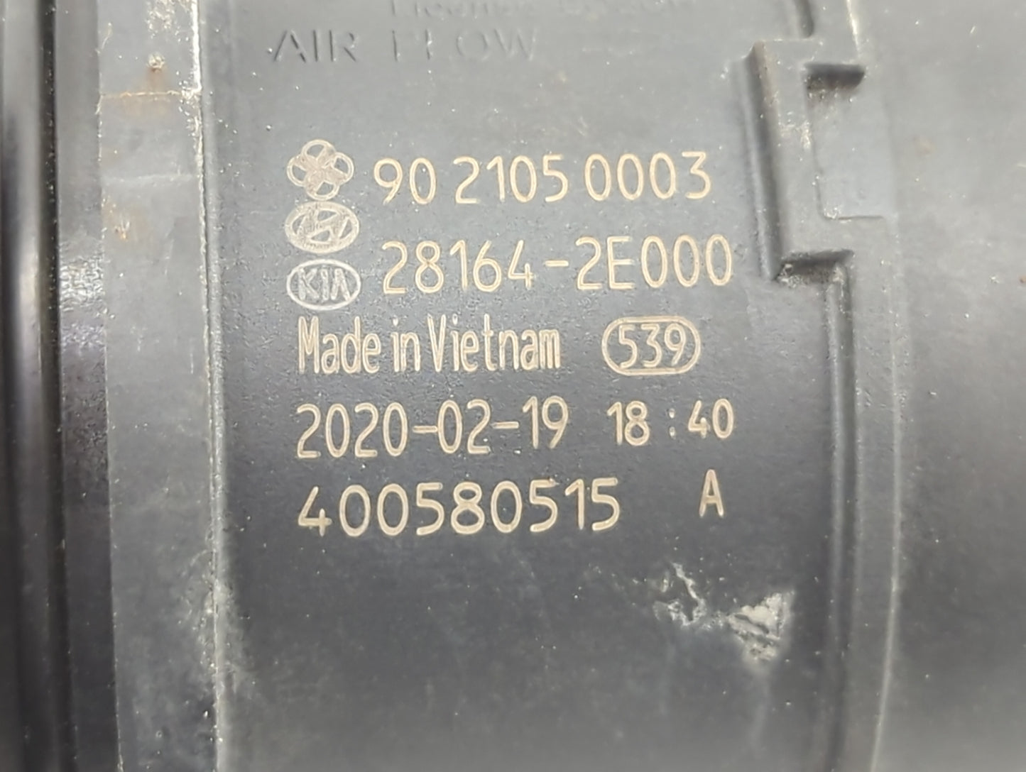 2019-2022 Kia Forte Mass Air Flow Meter Maf 1488265 - Oemusedautoparts1.com