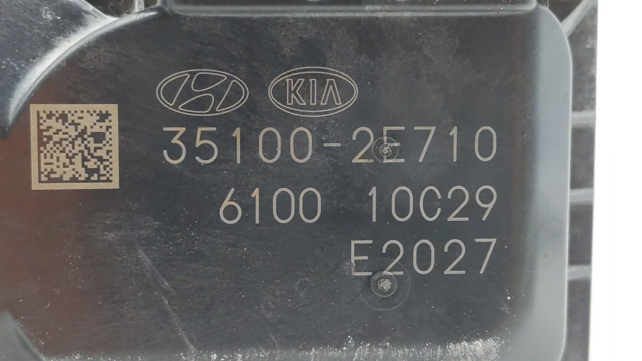 2020 Kia Forte Throttle Body P/N:35100-2E710 Fits OEM Used Auto Parts - Oemusedautoparts1.com