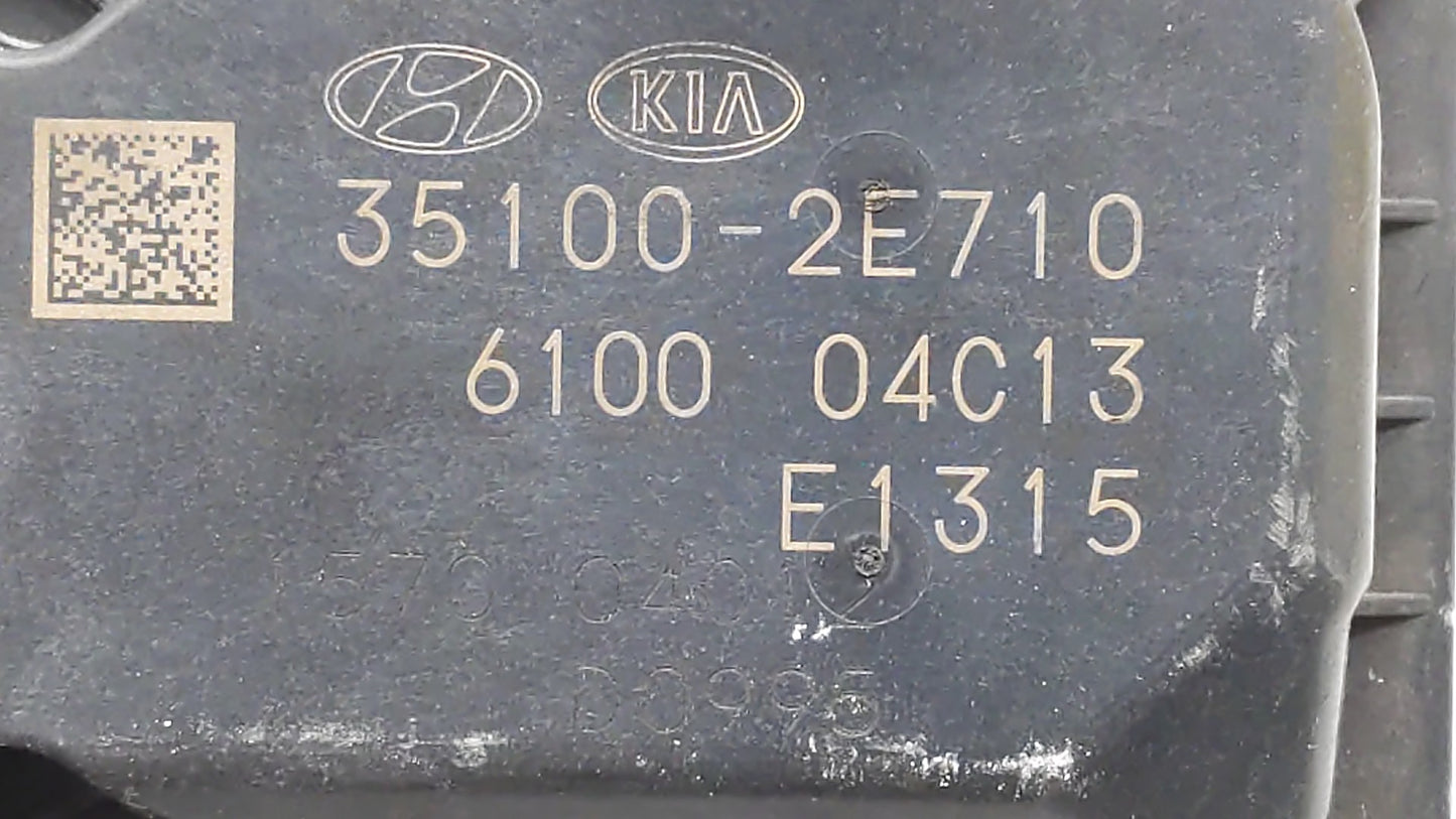 2020 Kia Forte Throttle Body P/N:35100-2E710 Fits OEM Used Auto Parts - Oemusedautoparts1.com