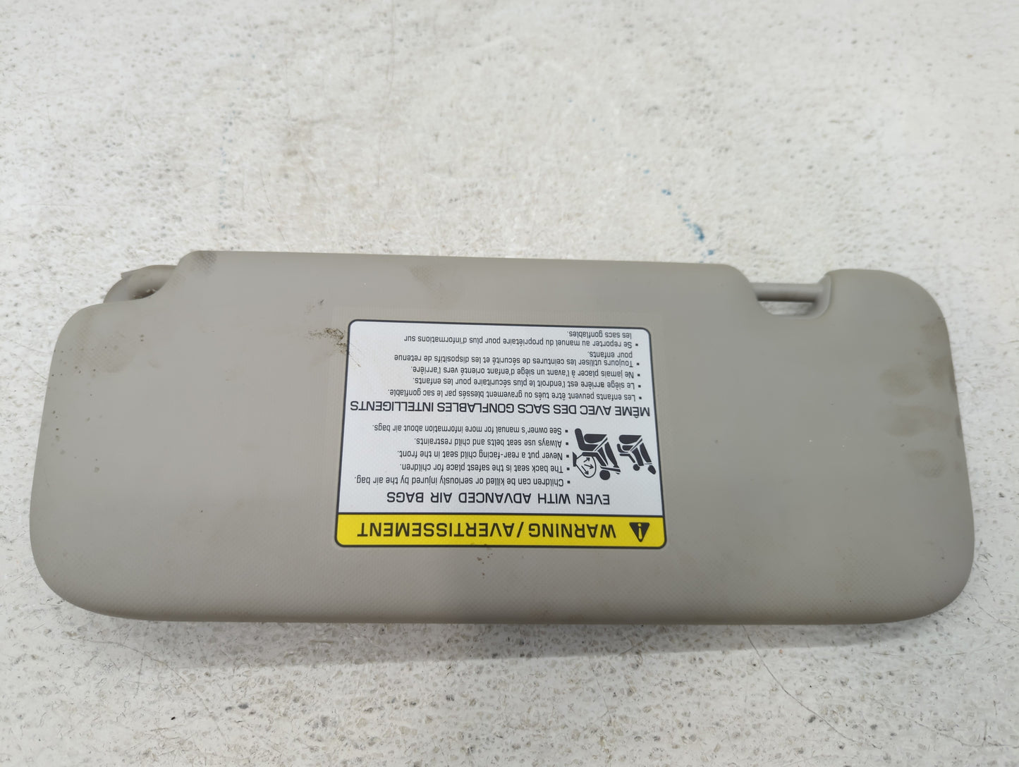 2019-2021 Kia Forte Sun Visor Shade Replacement Passenger Right Mirror Fits Fits 2019 2020 2021 OEM Used Auto Parts - Oemuse