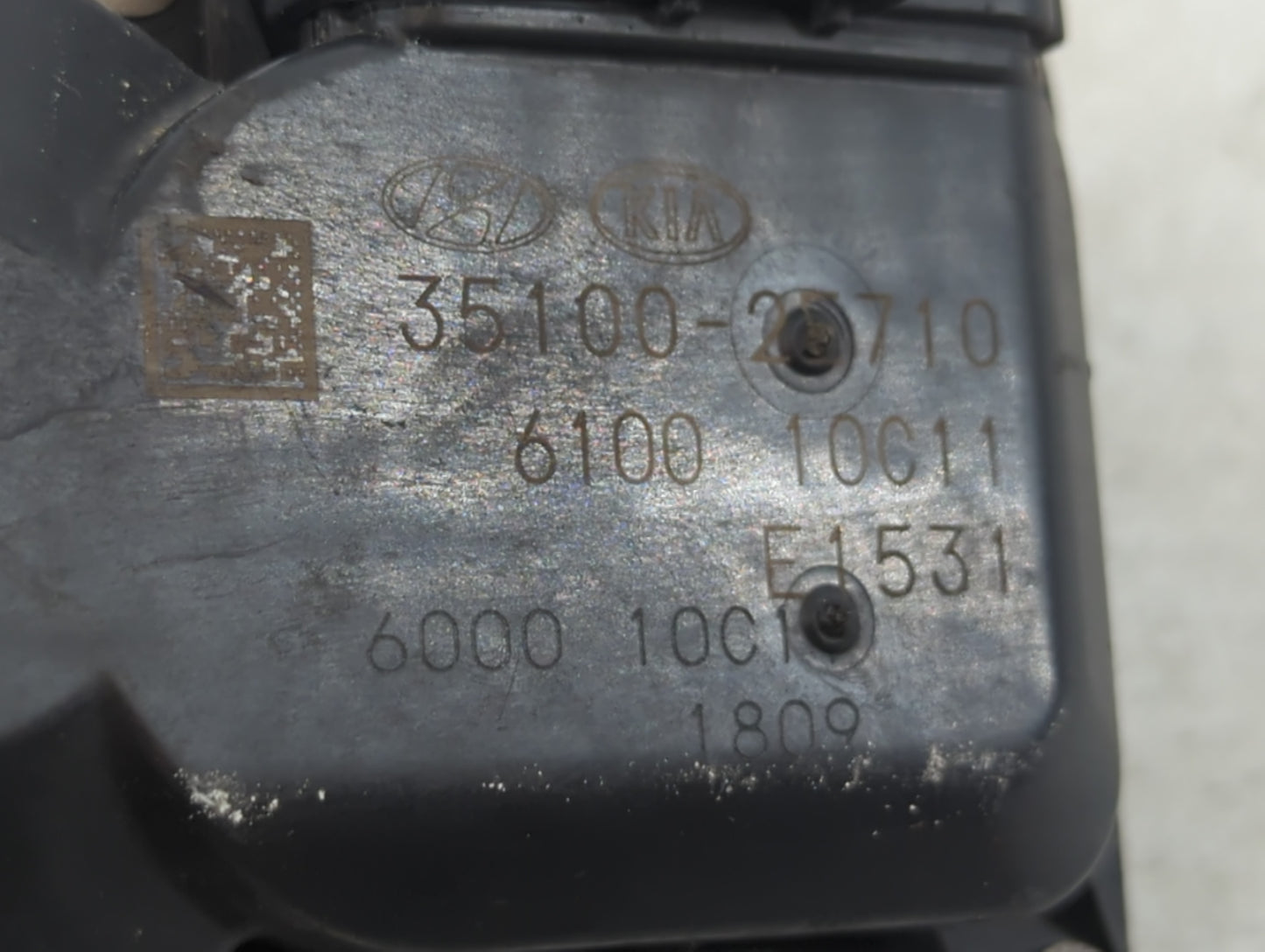 2020-2022 Kia Forte Throttle Body P/N:6100-10611 35100-2E710 Fits Fits 2020 2021 2022 OEM Used Auto Parts - Oemusedautoparts