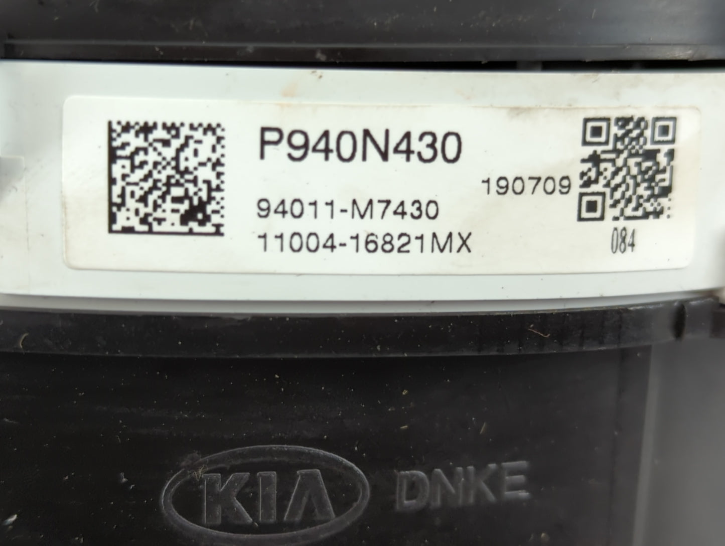 2019-2021 Kia Forte Instrument Cluster Speedometer Gauges P/N:94011-M7430 Fits Fits 2019 2020 2021 OEM Used Auto Parts - Oem