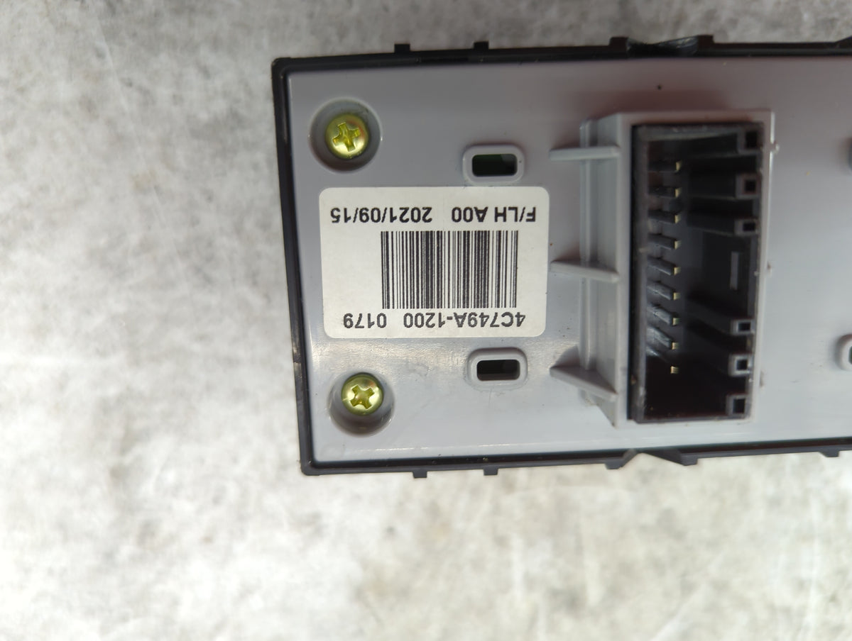 2020 Kia Niro Master Power Window Switch Replacement Driver Side Left P/N:93570-G5060 4C749A-1200 Fits OEM Used Auto Parts -