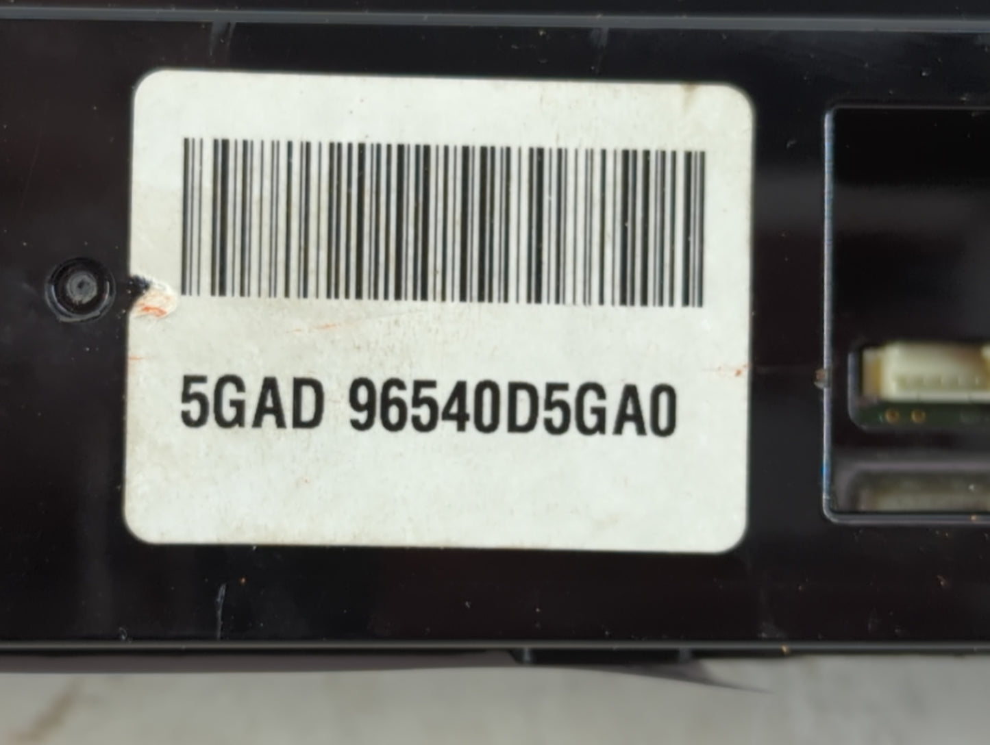 2019-2020 Kia Optima Radio AM FM Cd Player Receiver Replacement P/N:96540D5GA0 Fits Fits 2019 2020 OEM Used Auto Parts - Oem