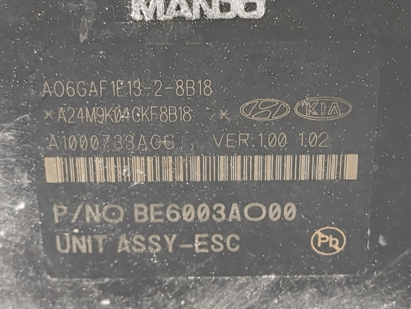 2020-2021 Kia Sportage ABS Pump Control Module Replacement P/N:BE6003AO00 58920-D9510, A06GAF1E13-2-8B18 Fits Fits 2020 2021