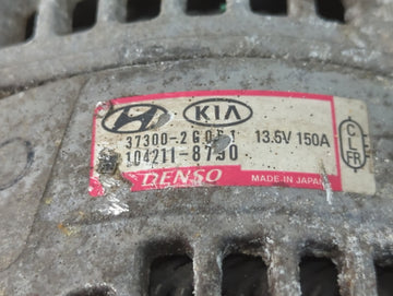 2017-2021 Kia Sportage Alternator Replacement Generator Charging Assembly Engine OEM P/N:104211-8790 37300-2G061 Fits OEM Used Auto Parts