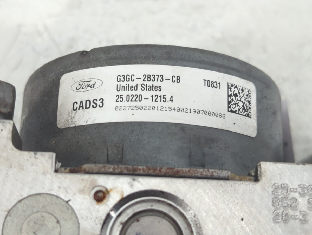 2020 Lincoln Continental Anti-Lock Brake ABS Pump Module Actuator OEM P/N:G3GC-2B373-CB Fits OEM Used Auto Parts - Oemusedau