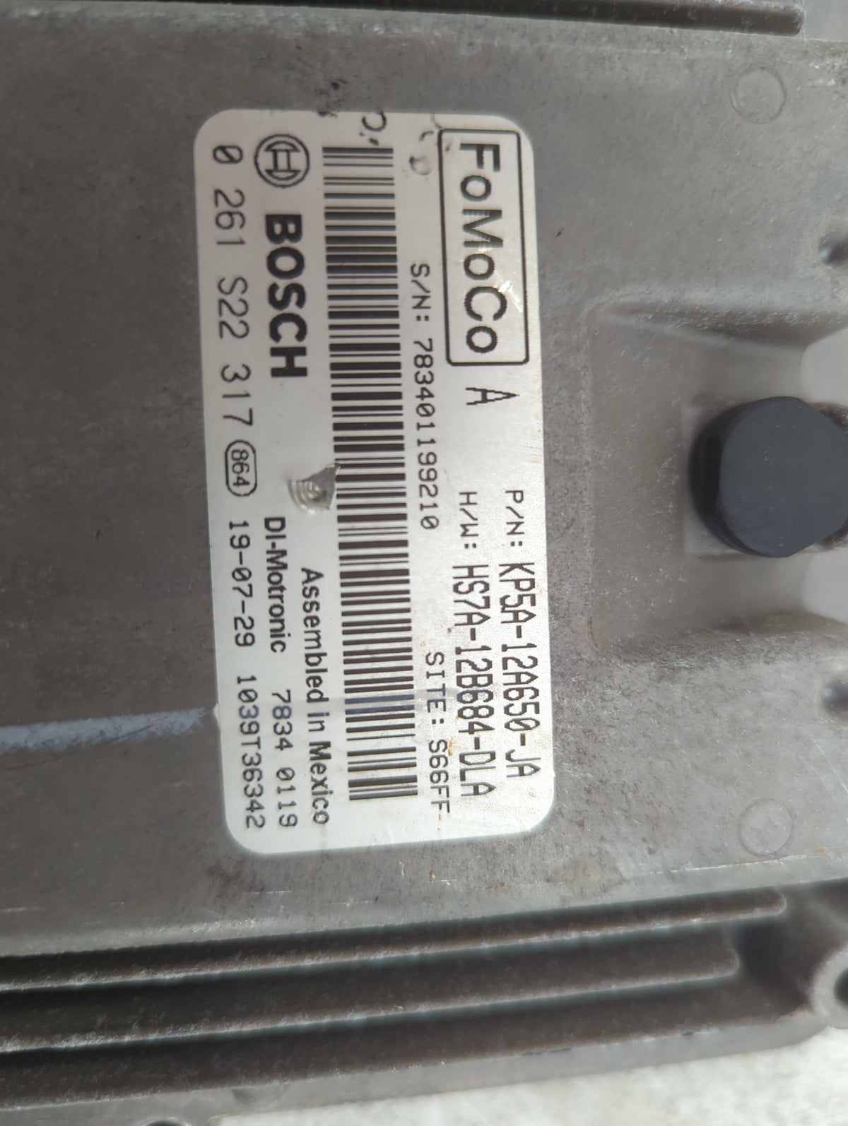 2020 Lincoln Mkz PCM Engine Control Computer ECU ECM PCU OEM P/N:KP5A-12A650-JA HS7A-12B684-DLA, 0261S22317 Fits Fits 2019 O