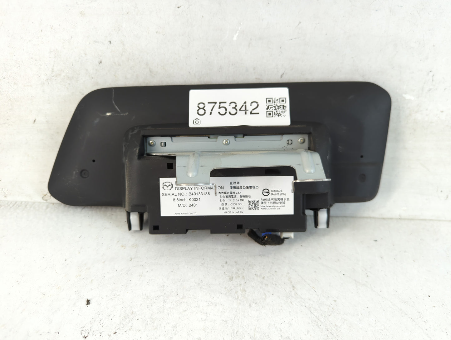 2019-2022 Mazda 3 Information Display Screen - Oemusedautoparts1.com