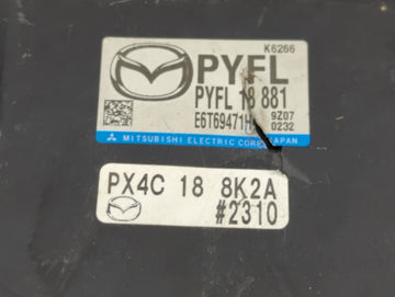 2018-2021 Mazda 6 PCM Engine Control Computer ECU ECM PCU OEM P/N:PYFL 18 881 Fits Fits 2016 2017 2018 2019 2020 2021 2022 OEM Used Auto Parts