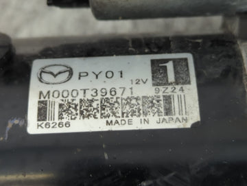 2020-2022 Mazda Cx-30 Car Starter Motor Solenoid OEM P/N:9Z24 M000T39671 Fits Fits 2014 2015 2016 2017 2018 2019 2020 2021 2022 OEM Used Auto Parts