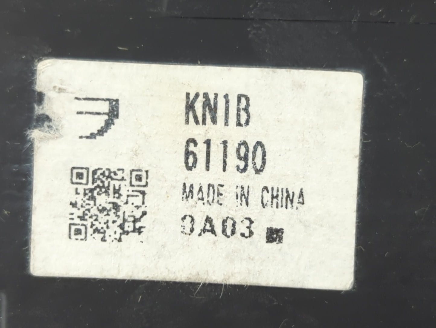 2020 Mazda Cx-5 Climate Control Module Temperature AC/Heater Replacement P/N:KN1B 61190 Fits OEM Used Auto Parts - Oemusedau