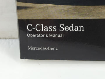 2020 Mercedes-Benz C250 Owners Manual Book Guide P/N:205 584 30 22 OEM Used Auto Parts