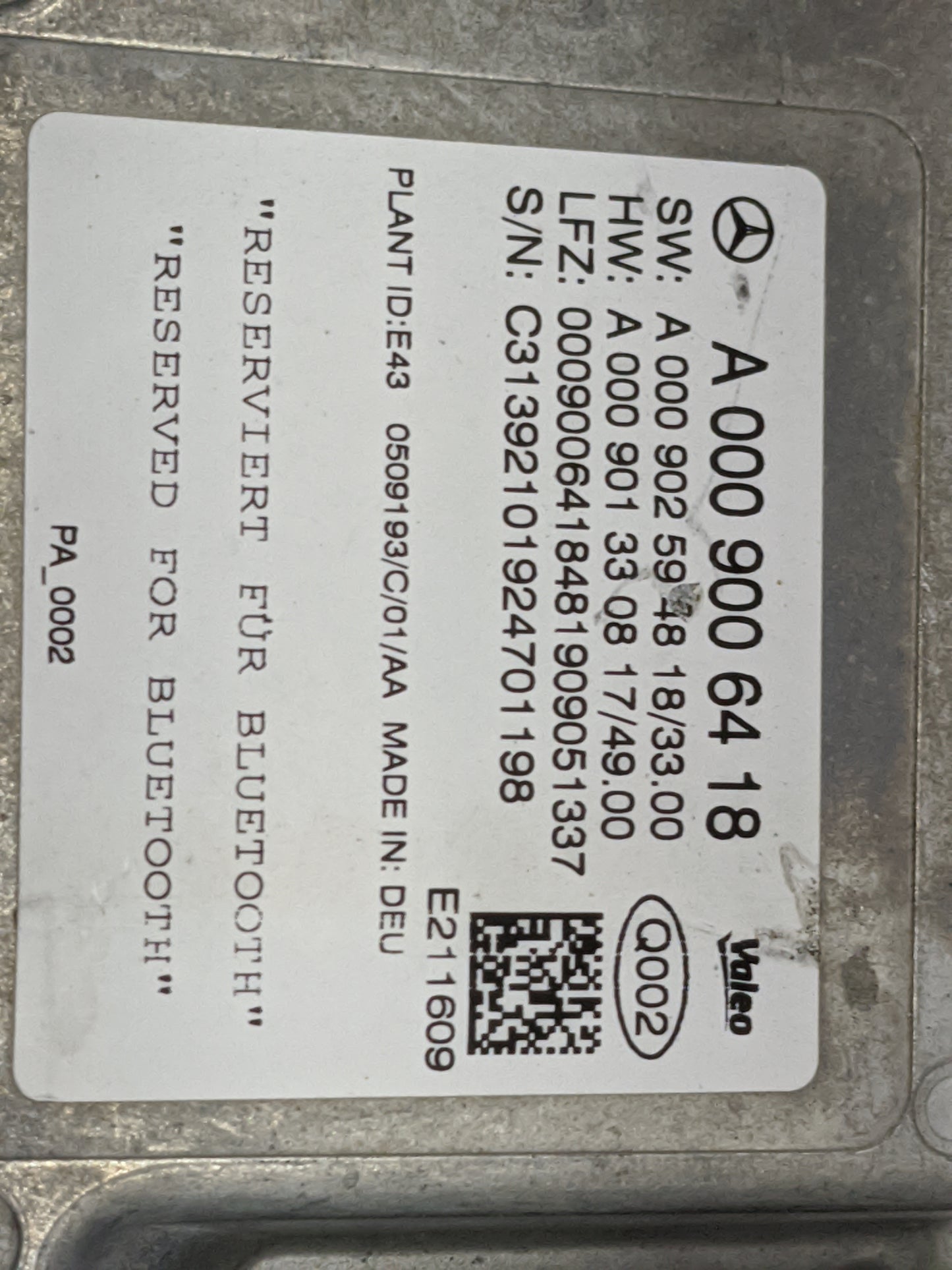 2020 Mercedes-benz E Class Communication Control Module - Oemusedautoparts1.com