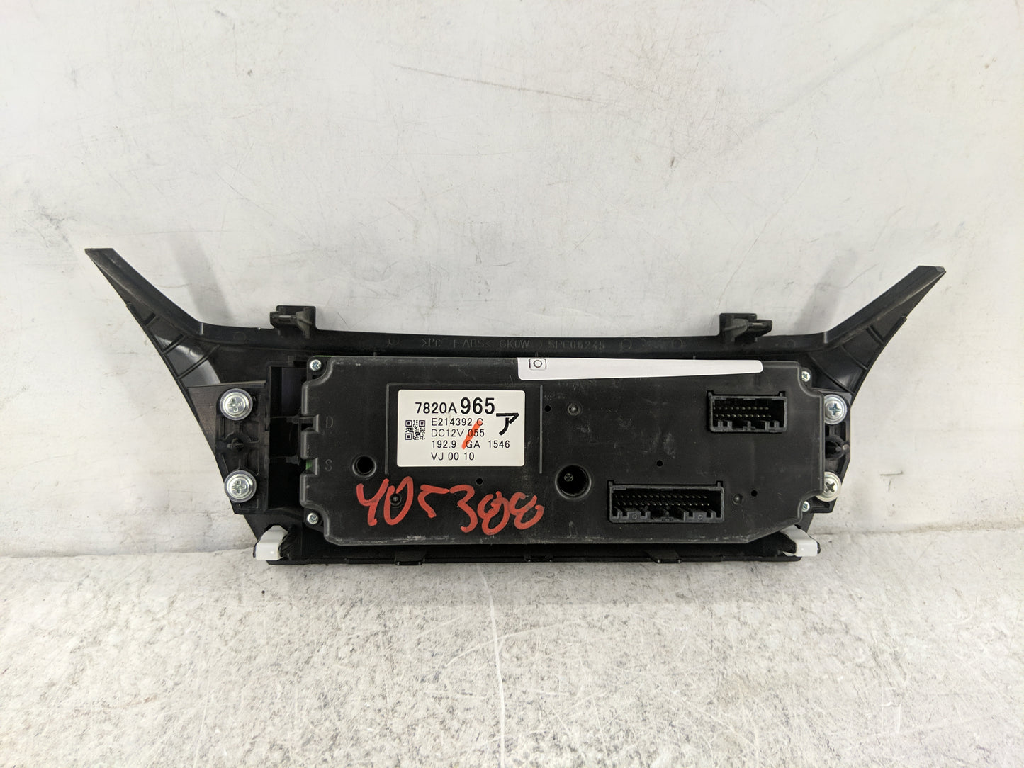 2020 Mitsubishi Eclipse Cross Climate Control Module Temperature AC/Heater Replacement P/N:7820A965 Fits OEM Used Auto Parts