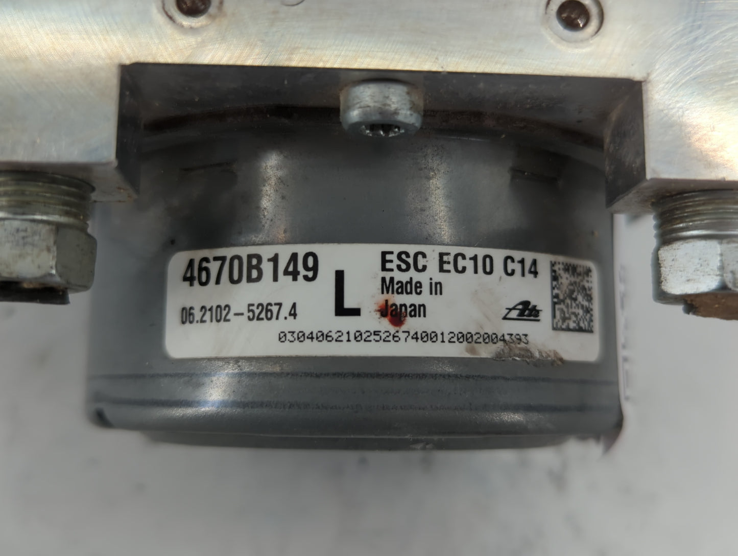 2018 Mitsubishi Eclipse Cross ABS Pump Control Module Replacement P/N:ESC EC10 C14 4670B149 Fits OEM Used Auto Parts - Oemus