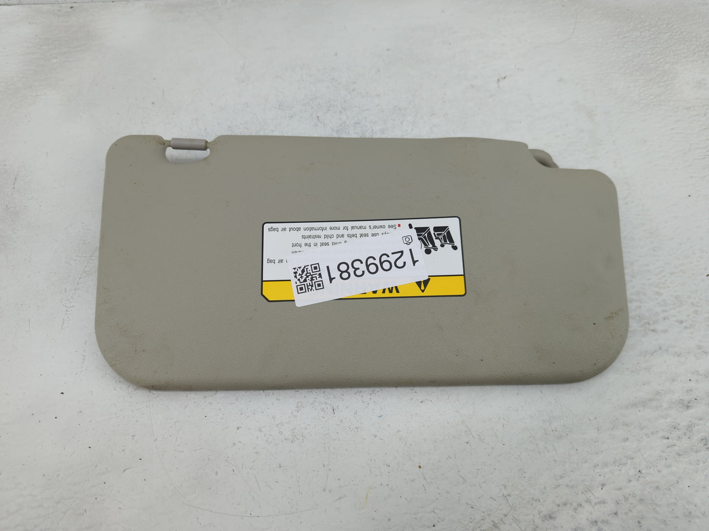 2014 Mitsubishi Mirage Sun Visor Shade Replacement Driver Left Mirror Fits OEM Used Auto Parts - Oemusedautoparts1.com