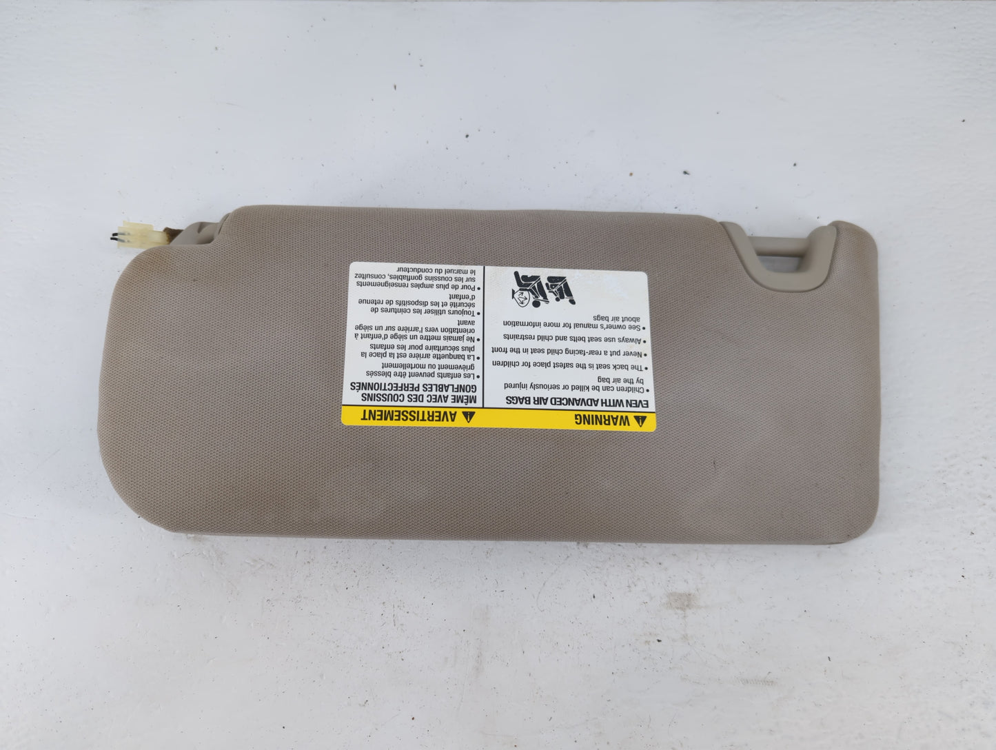 2019-2020 Nissan Altima Sun Visor Shade Replacement Passenger Right Mirror Fits Fits 2019 2020 OEM Used Auto Parts - Oemused