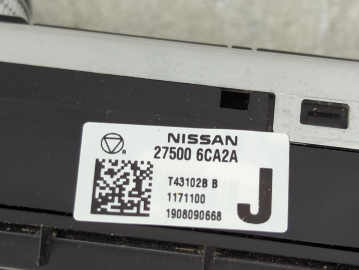 2019-2022 Nissan Altima Climate Control Module Temperature AC/Heater Replacement P/N:27500 6CA2A Fits Fits 2019 2020 2021 20