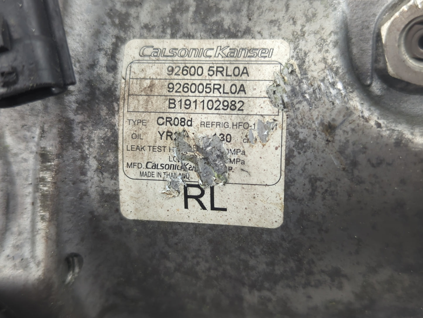 2018-2019 Nissan Kicks Air Conditioning A/c Ac Compressor Oem - Oemusedautoparts1.com