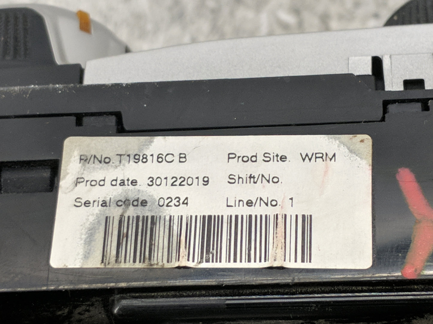 2018-2021 Nissan Kicks Climate Control Module Temperature AC/Heater Replacement P/N:T19816C B Fits Fits 2018 2019 2020 2021