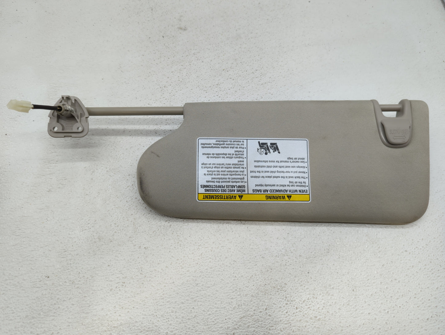 2019-2022 Nissan Murano Sun Visor Shade Replacement Passenger Right Mirror Fits Fits 2019 2020 2021 2022 OEM Used Auto Parts