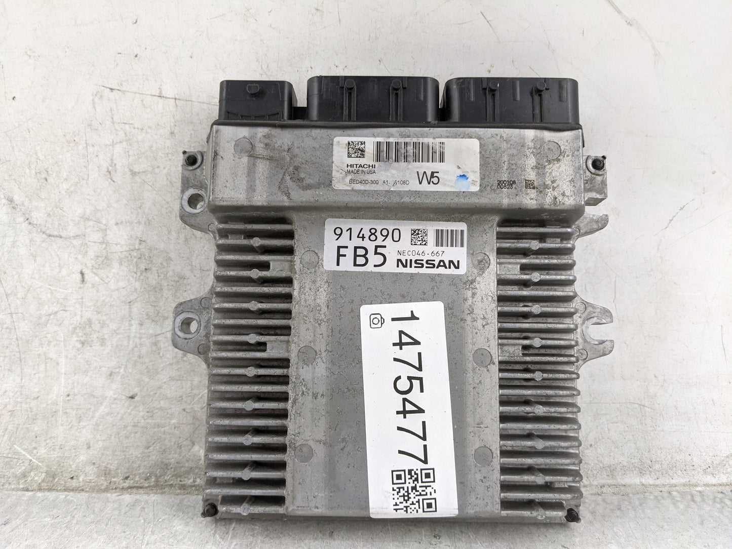 2020 Nissan Pathfinder PCM Engine Control Computer ECU ECM PCU OEM P/N:BED40D-300 NEC046-667 Fits OEM Used Auto Parts - Oemu