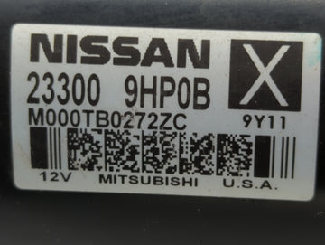 2015-2020 Nissan Pathfinder Car Starter Motor Solenoid OEM P/N:23300 9HP0B Fits Fits 2015 2016 2017 2018 2019 2020 2021 2022 OEM Used Auto Parts