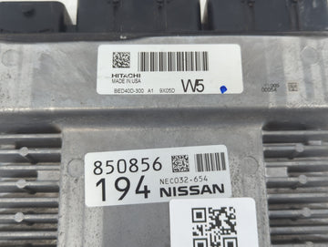 2020 Nissan Pathfinder PCM Engine Control Computer ECU ECM PCU OEM P/N:850856194 NEC046-654 Fits OEM Used Auto Parts