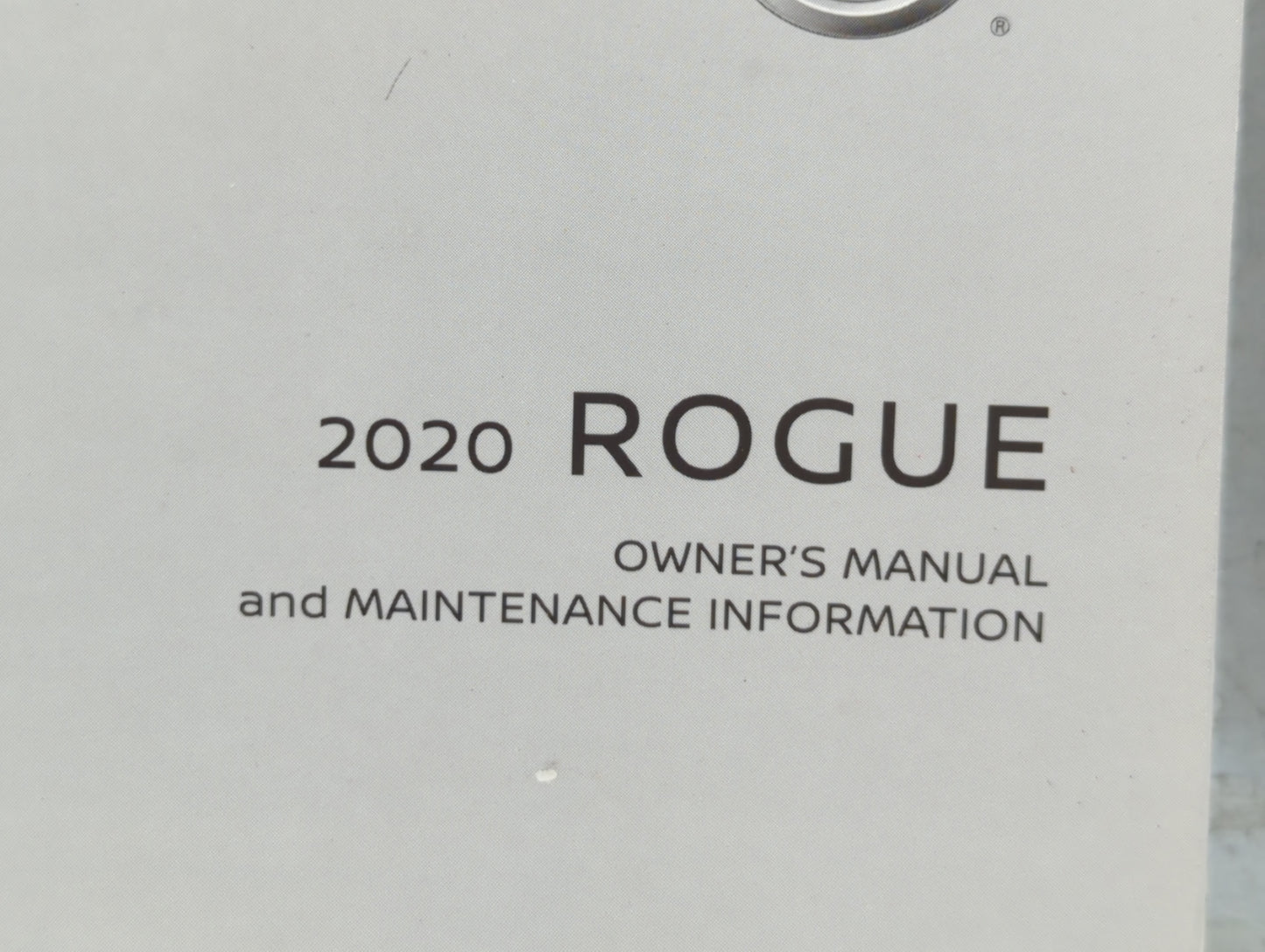 2020 Nissan Rogue Owners Manual Book Guide P/N:OM20EA 0T32U0 OEM Used Auto Parts - Oemusedautoparts1.com