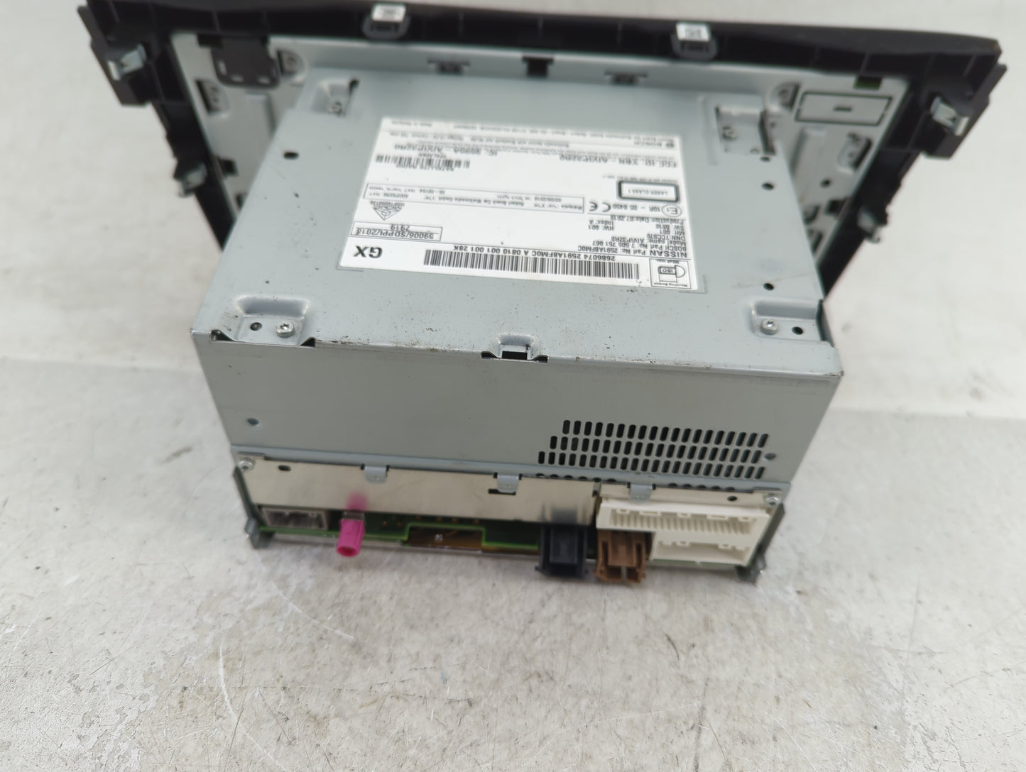 2018-2020 Nissan Rogue Radio AM FM Cd Player Receiver Replacement P/N:2591A8FM0C Fits Fits 2018 2019 2020 OEM Used Auto Part