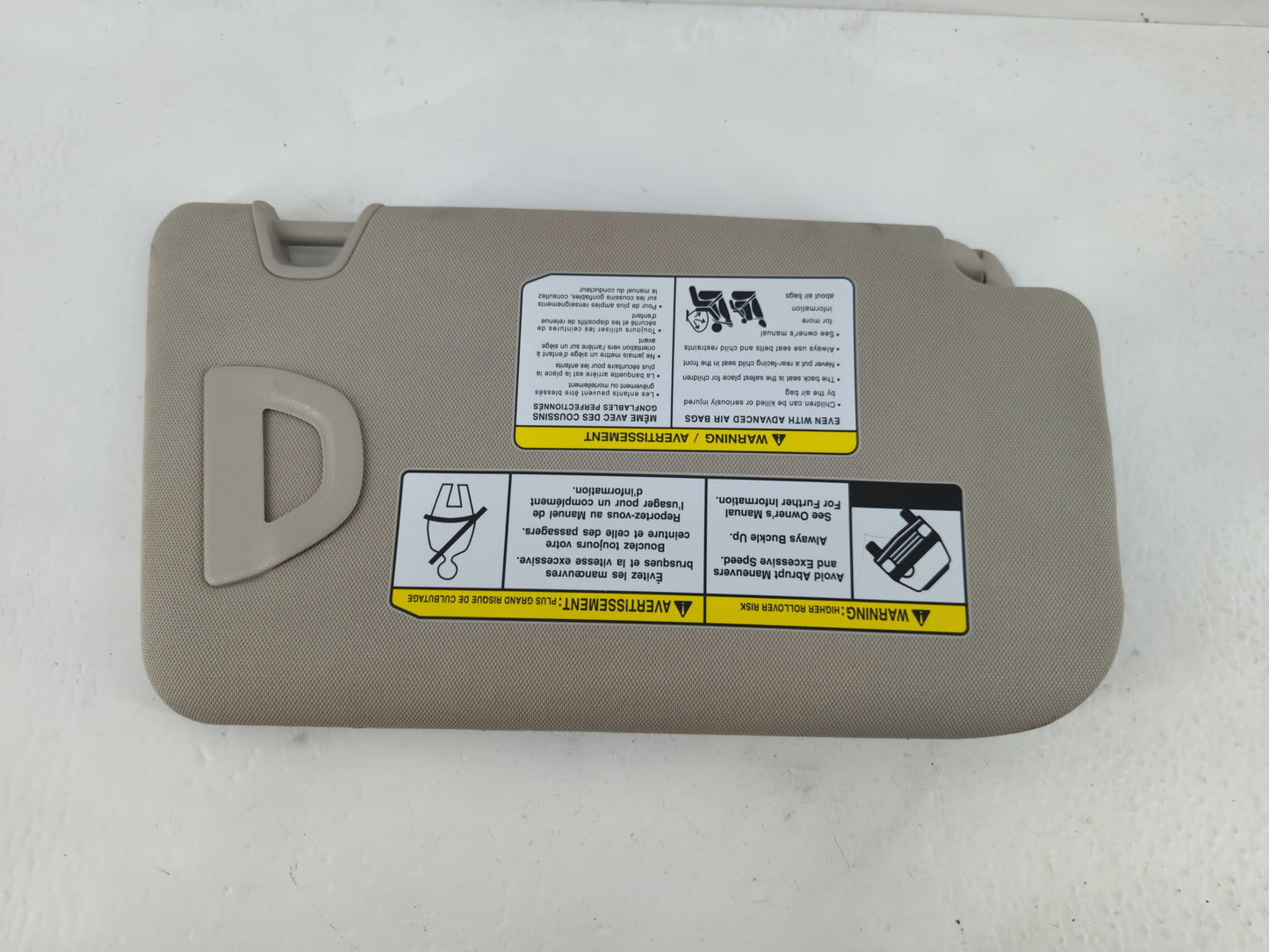 2018-2020 Nissan Rogue Sun Visor Shade Replacement Driver Left Mirror Fits Fits 2018 2019 2020 OEM Used Auto Parts - Oemused